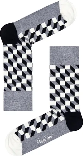 Happy Socks Sokken Blokken Zwart - maat 41