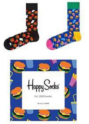 Happy Socks sokken - Hamburger Gift Box - Unisex