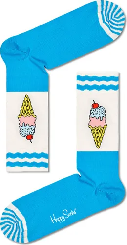 Happy Socks Sokken Met Print Ice Cream Blauw
