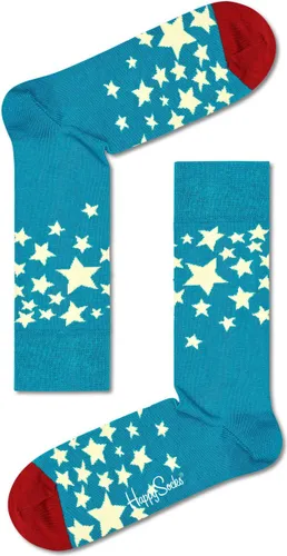 Happy Socks Stars Sock - blauwe strerrenhemel - Unisex