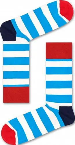 Happy Socks Stripe Sokken - Blauw