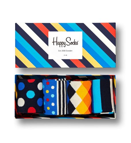 Happy Socks SXSTR09-0100 Stripe Gift Box