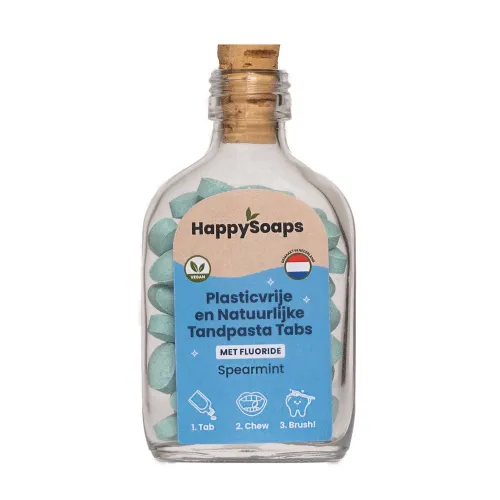 Happysoaps Fluoride Tandpasta Spearmint Tabs