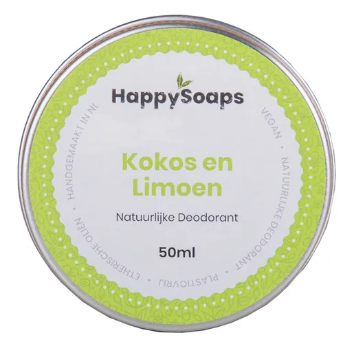 HappySoaps Kokos & Limoen Deodorant