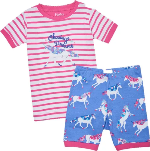 Hatley Meisjes 2-delige Korte Pyjama Dreamy Unicorns - 98