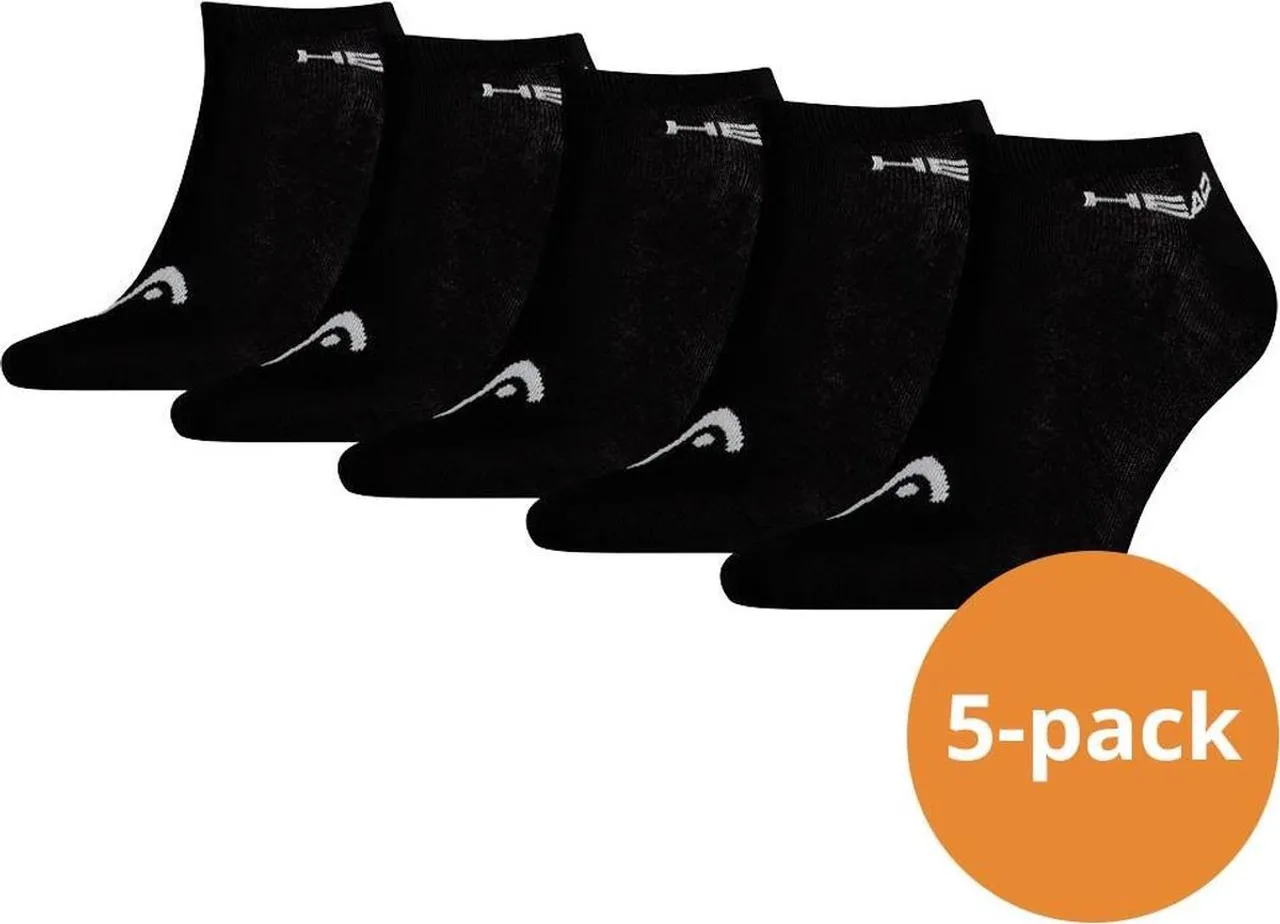 Head 5-paar sneaker sokken - Korte sokken - 38 - Zwart
