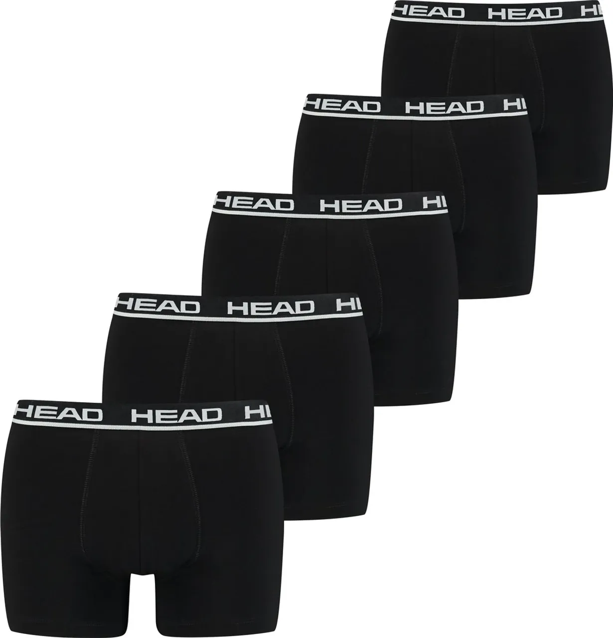 HEAD 5P boxers basic zwart & wit - XXL