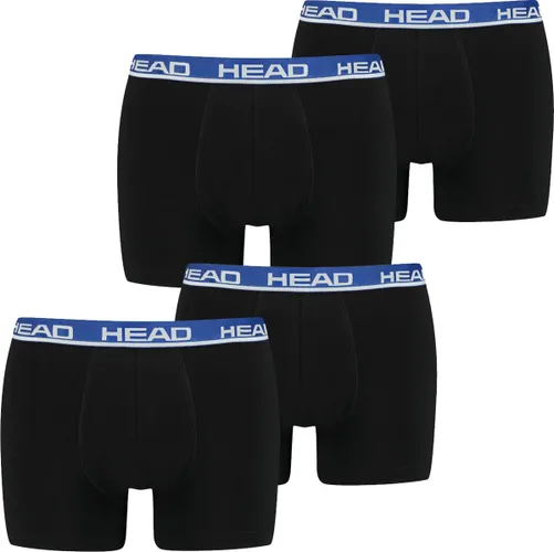 HEAD Heren Boxershorts Basic Boxer 4 Pack Blauw