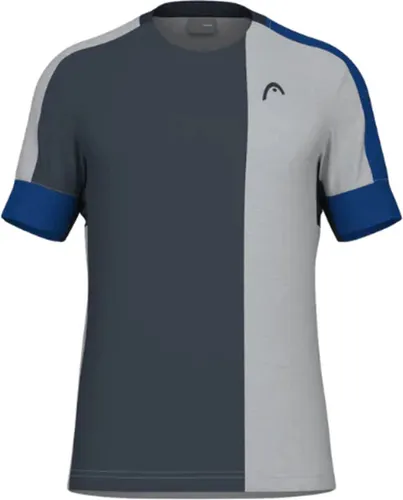 Head T-shirt Tech Padel Grijs/Blauw/Blauw Padel
