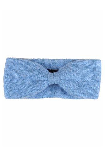 Headband 100% Cashmere - Bow Light Blue