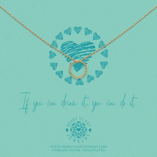 Heart to Get, Ketting met nopjes karmaring, if you can dream it, you can do it, N502DKA20S