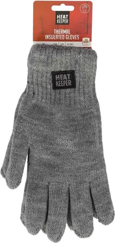 Heat Keeper heren thermo handschoenen - Grijs - S/M