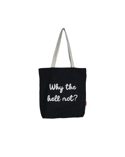 Hello-Bags Canvas draagtas met ritssluiting