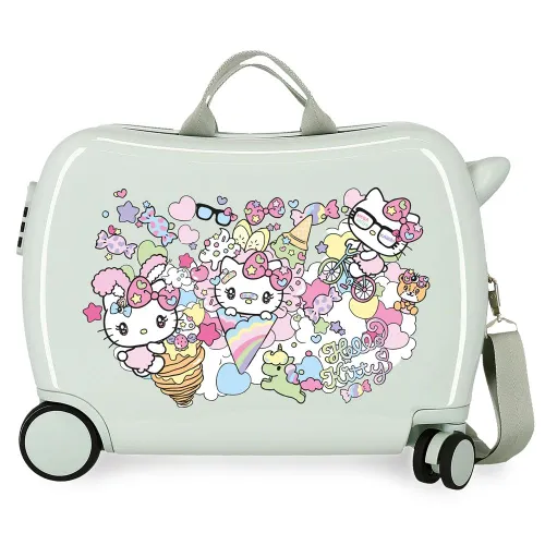 Hello Kitty Harajuko Valise pour enfants Vert 50 x 38 x 20