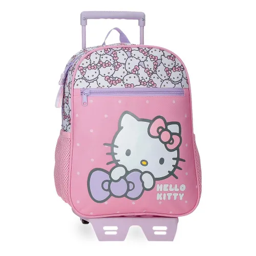 Hello Kitty My Favourite Bow Sac à dos avec chariot rose