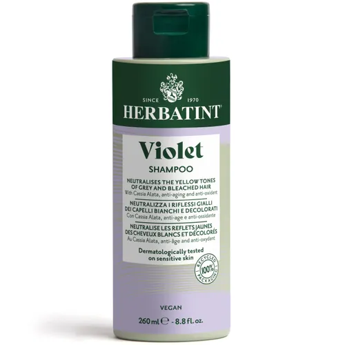 Herbatint Violet Antijaune Shampoo – 260 ml shampoo voor