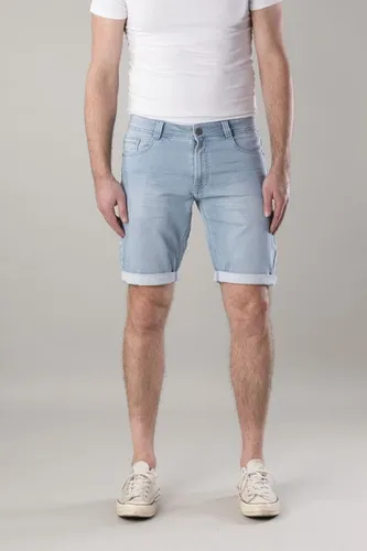 Heren spijker short New Star - short jogg jeans Valero - bleach