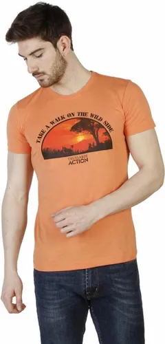 Heren T-shirt van Trussardi - orange