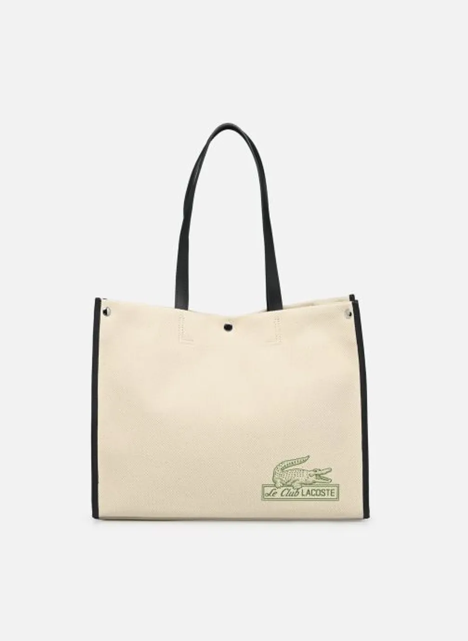Heritage Canvas Shopping Bag by Lacoste