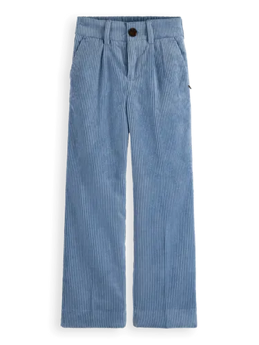 High-rise wide leg corduroy trousers - Maat 16 - Multicolor - Meisje - Broek - Scotch & Soda