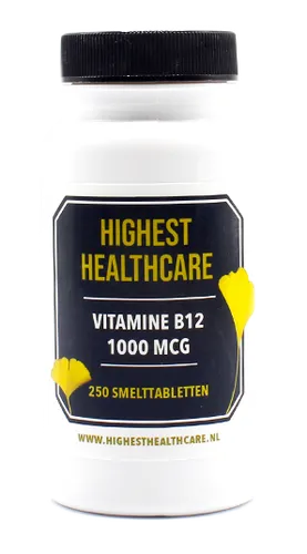 Highest Healthcare Vitamine B12 1000mcg Smelttabletten