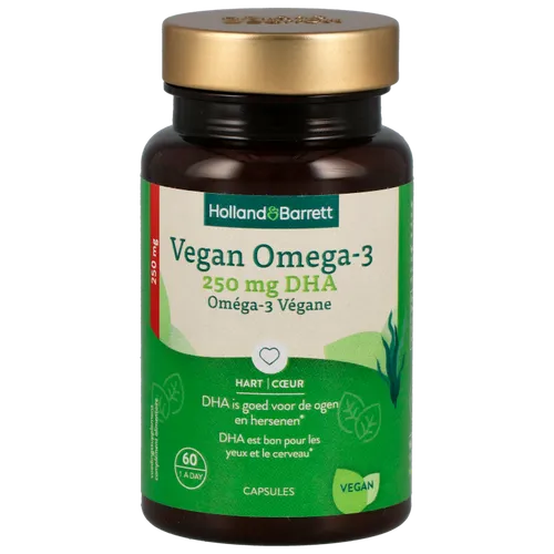 Holland & Barrett Vegan Omega-3 met DHA - 60 capsules