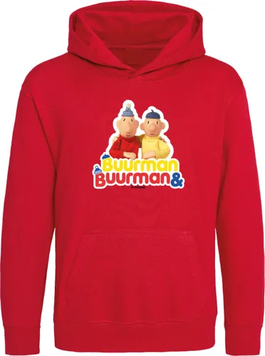Hooded sweater Buurman & Buurman Logo Rood 9-11