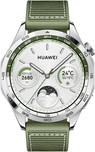 Huawei Watch GT 4 Zilver/Groen 46mm