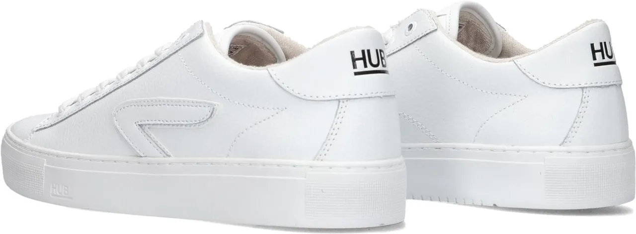 HUB Heren Lage Sneakers Hook-z - Wit