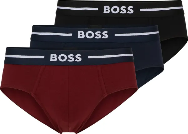 Hugo Boss Bold Hipster Briefs (3-Pack) - Heren Onderbroeken - Multicolor