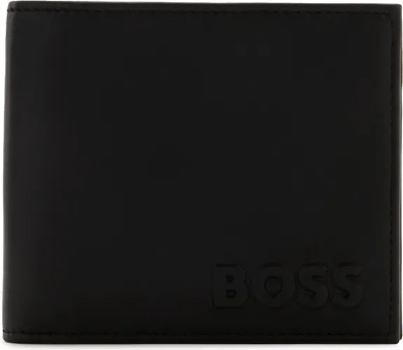 Hugo Boss BOSS Heren Billfold Portemonnee Kunstleer - Zwart