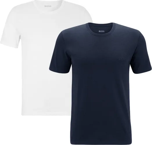 HUGO BOSS Comfort T-shirts relaxed fit (2-pack) - heren T-shirts O-hals - blauw
