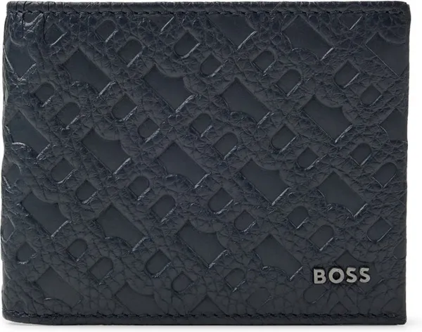 Hugo Boss - Crosstown 6cc portemonnee - RFID - heren - navy (!!let op, geen kleingeld vak!!)