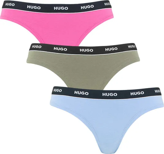 Hugo Boss dames HUGO 3P strings multi - XS