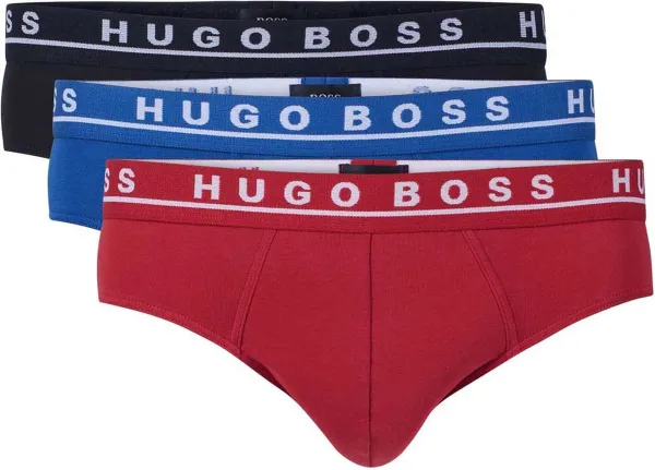 Hugo Boss Heren Slips 3-Pack
