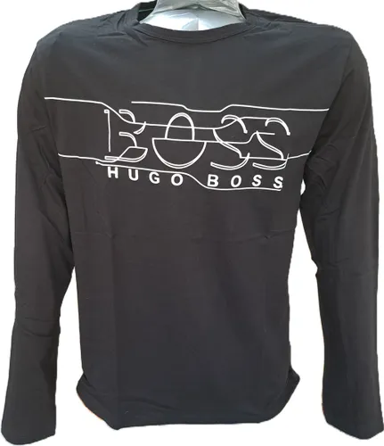 Hugo Boss | Long sleeve logo| Zwart | XXL