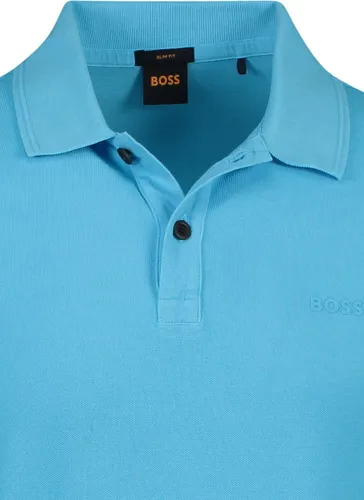 Hugo Boss poloshirt korte mouw blauw