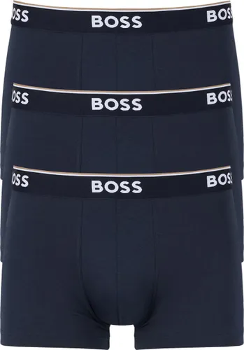 HUGO BOSS Power trunks (3-pack) - heren boxers kort - navy