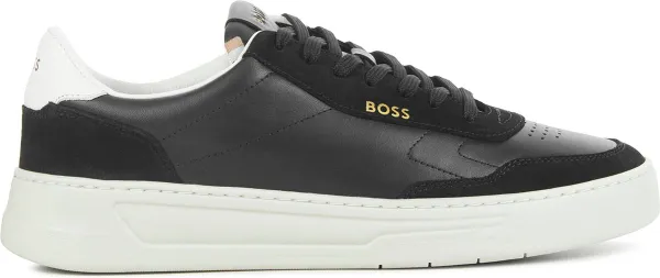 Hugo Boss Sneakers Heren - Lage sneakers / Herenschoenen - Suède - Baltimore Tenn lt - Zwart
