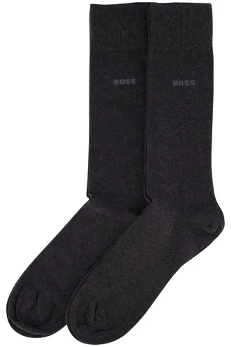 Hugo Boss sokken donkergrijs 2-pack