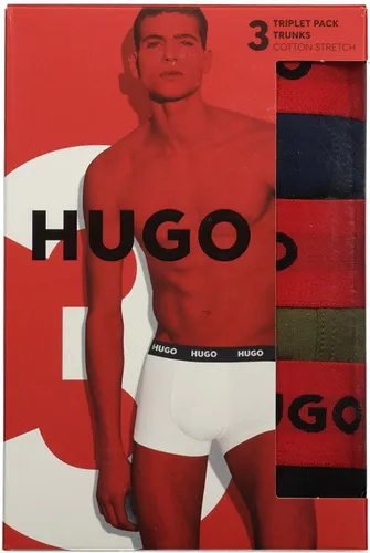 Hugo Boss Trunks (3-Pack) - Heren Boxers Kort - Navy Blauw