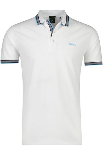 Hugo Boss witte polo Paddy Curved