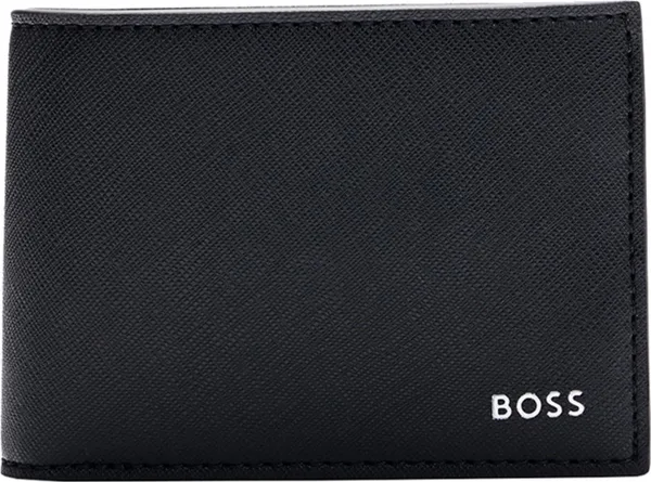 Hugo Boss - Zair 5cc window portemonnee - RFID - heren - black (!!let op, geen kleingeld vak!!)