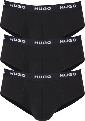 HUGO hipster briefs (3-pack) - heren slips - zwart