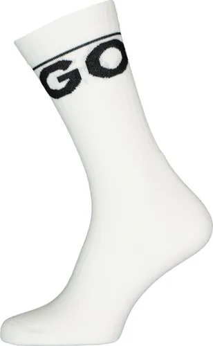 HUGO logo sokken sportief - hoge enkelsokken - wit