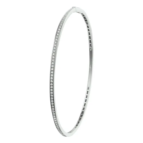 Huiscollectie Bangle Witgoud Diamant 0.44ct H SI Scharnier 2 X 60 mm
