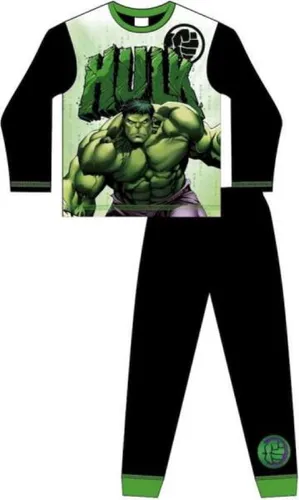 Hulk pyjama - groen met zwart - de Hulk pyama