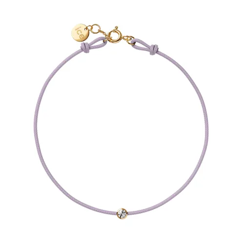 ICE Jewellery - Diamond bracelet - Cord Lilac (021106)