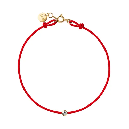 ICE Jewellery - Diamond bracelet - Cord Red (021099)