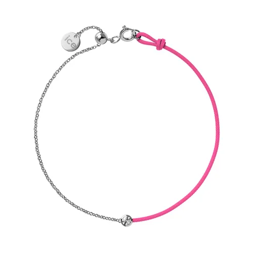 ICE Jewellery - Diamond bracelet - Half chain Pink (021092)